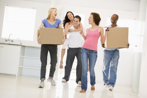 Man with a van service helping with a local move in Haringey