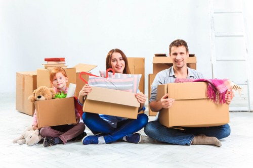 Man with van service helping with a local move in Haringey