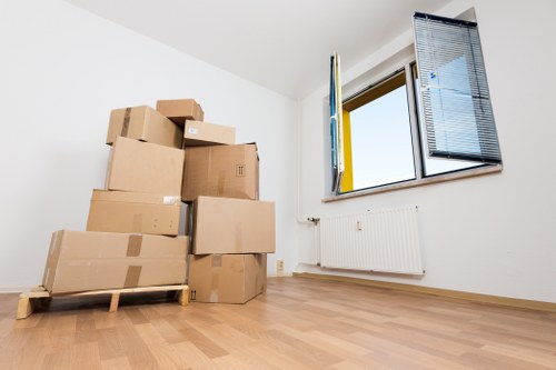 Careful loading of furniture during a local house move