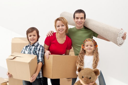Packing and furniture handling during an office relocation in Haringey