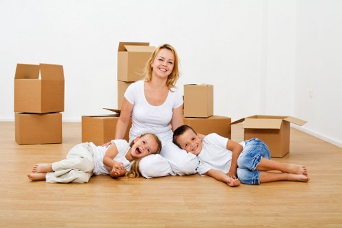 Careful packing of household items for removals in Haringey